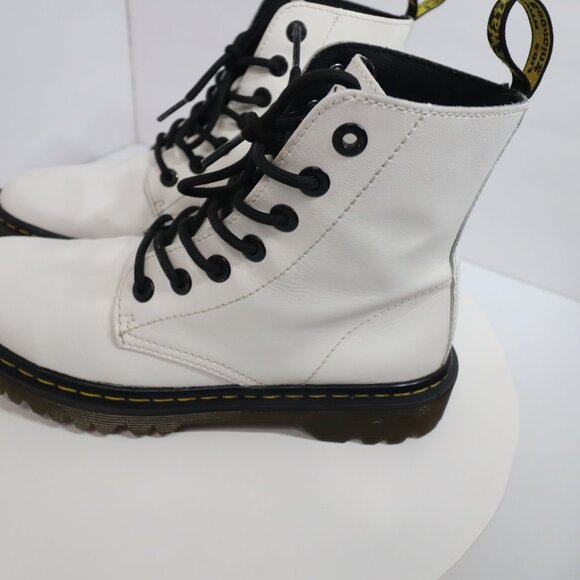 Doc Martens Luana 1460 Boots Women’s Size US 8  White Combat - Picture 9 of 15